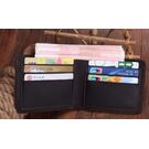 Чоловічий гаманець COWATHER, чорний П0334