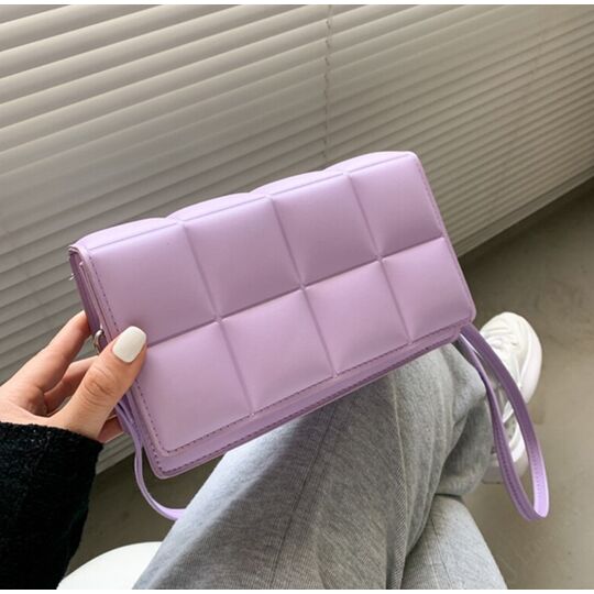 Женская сумка клатч, фиолетовая П4620