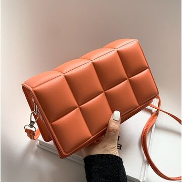 Жіноча сумка клатч, помаранчева П4623