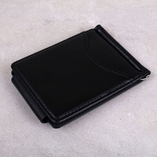 Зажим кошелек, черный П0336 Зажим кошелек, черный П0336