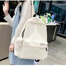 Рюкзак женский с брелком, белый П4632