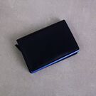 Визитница RFID,синяя П0339