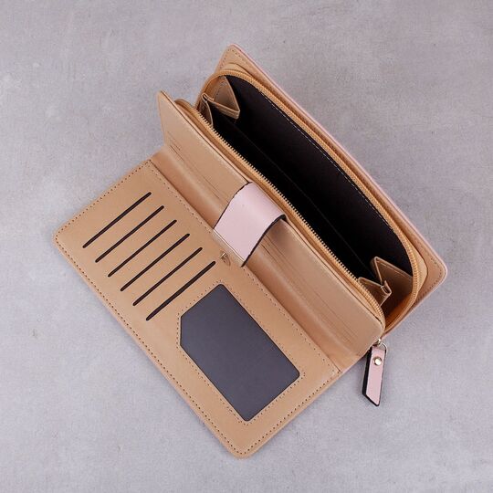 Жіночий гаманець, рожевий П0340 Жіночий гаманець, рожевий П0340