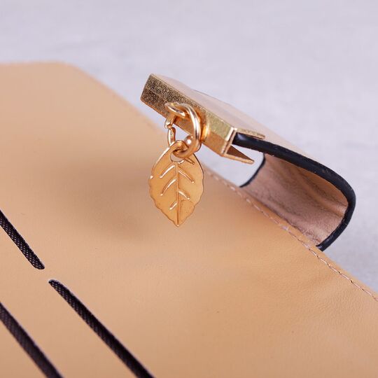 Женский кошелек, бежевый П0342 Женский кошелек, бежевый П0342