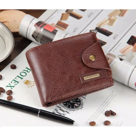 Чоловічий гаманець, коричневий П0344