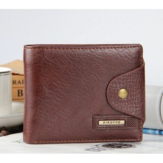 Чоловічий гаманець, коричневий П0344