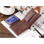 Чоловічий гаманець, коричневий П0344