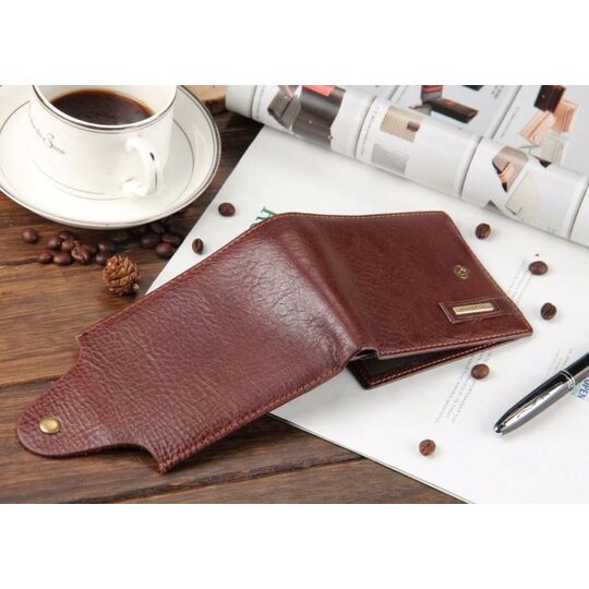 Чоловічий гаманець, коричневий П0344