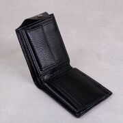 Чоловічий гаманець, чорний П0350