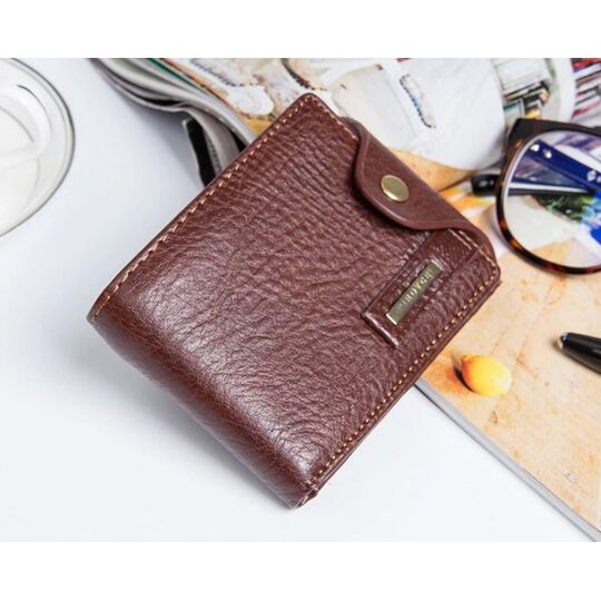 Чоловічий гаманець, коричневий П0351