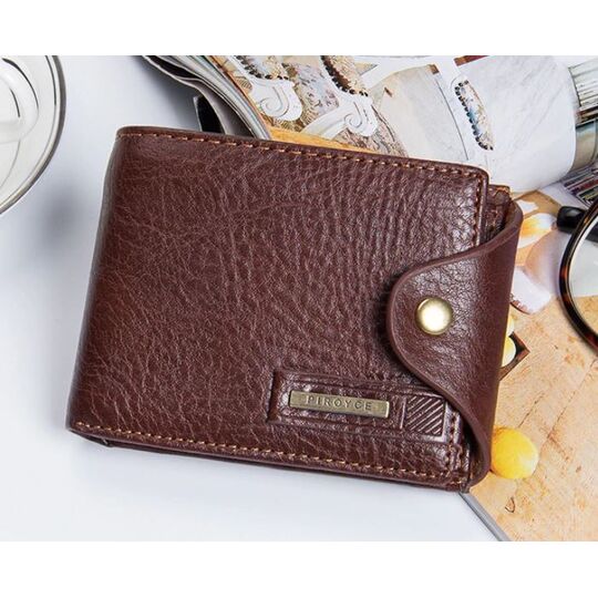 Чоловічий гаманець, коричневий П0351