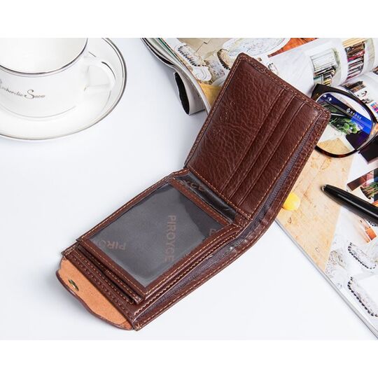 Чоловічий гаманець, коричневий П0351