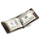 Затиск KAVIS, гаманець, коричневий П0353