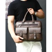 Чоловіча сумка MYOSAZEE, коричнева П0358