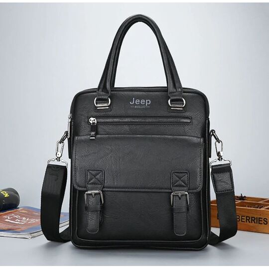 Чоловіча сумка MYOSAZEE, чорна П0359