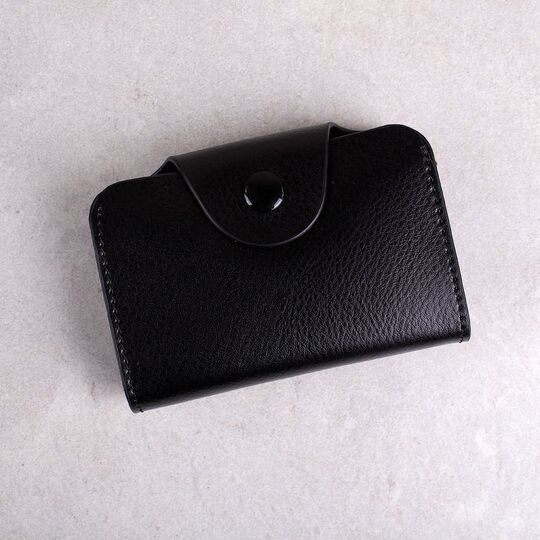 Визитница, черная П0361