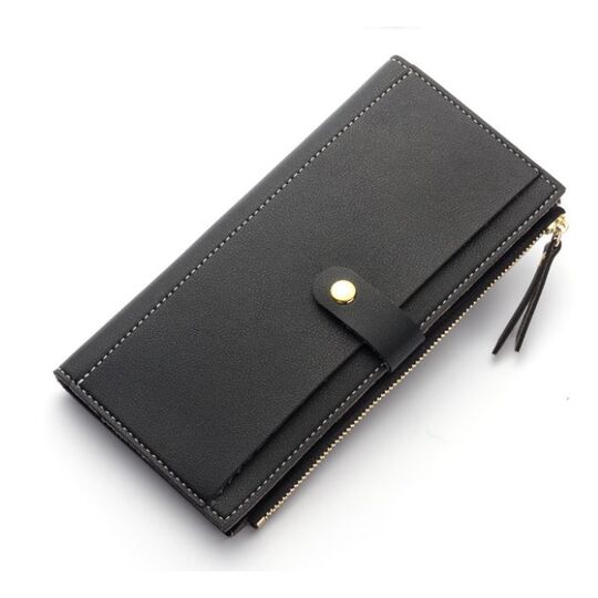 Жіночий гаманець, чорний П0373