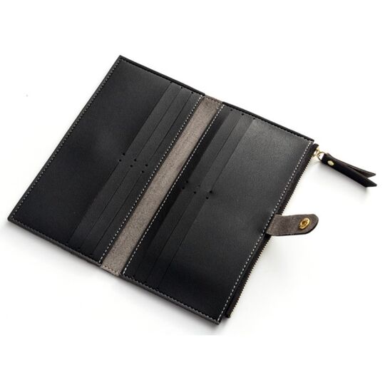 Жіночий гаманець, чорний П0373