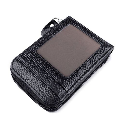 Визитница, черная П0374