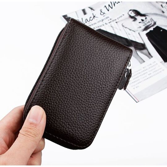 Визитница, черная П0374