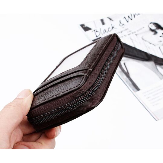 Визитница, черная П0374