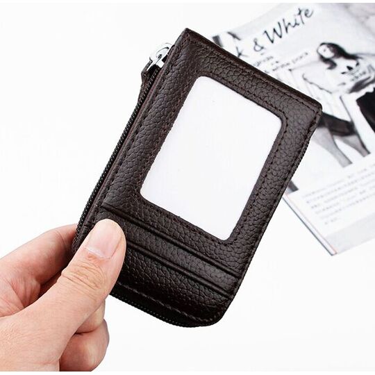 Визитница, черная П0374