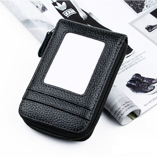 Визитница, черная П0374