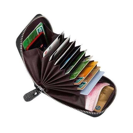 Визитница, черная П0374