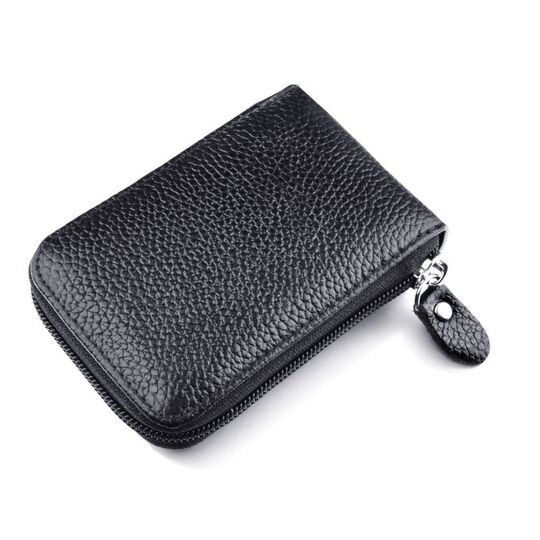 Визитница, черная П0374