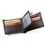 Чоловічий гаманець, коричневий П0376