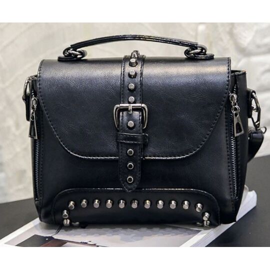 Женская сумка, черная П0379