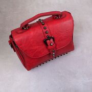 Женская сумка, красная П0381