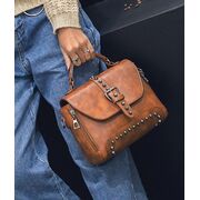 Жіноча сумка, коричнева П0382
