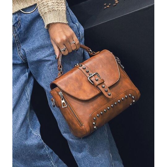 Женская сумка, коричневая П0382