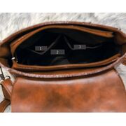 Женская сумка, коричневая П0382