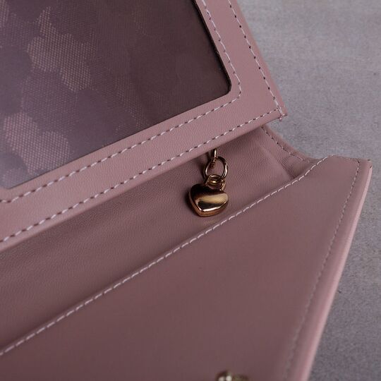 Женский кошелек WEICHEN, розовый П0383 Женский кошелек WEICHEN, розовый П0383