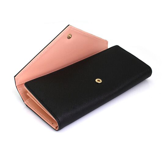 Жіночий гаманець, чорний П0384