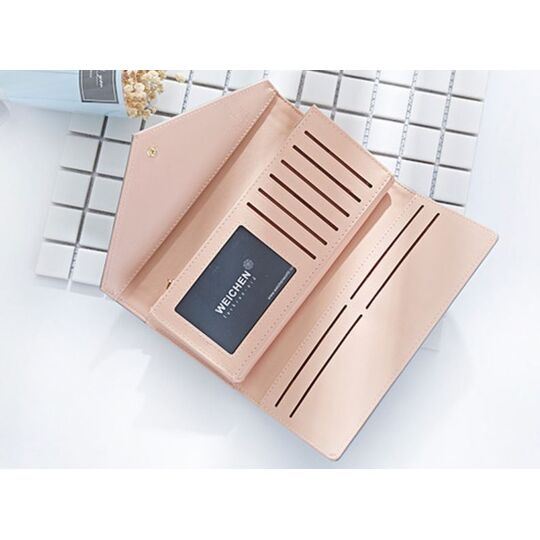 Женский кошелек, серый П0385