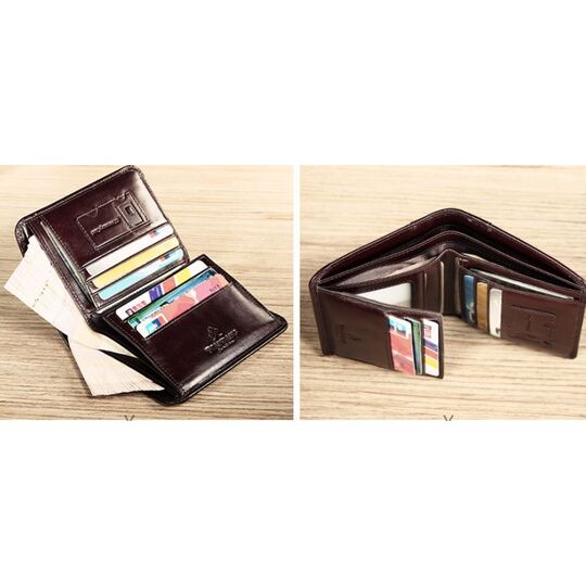 Чоловічий гаманець ManBang, коричневий П0386