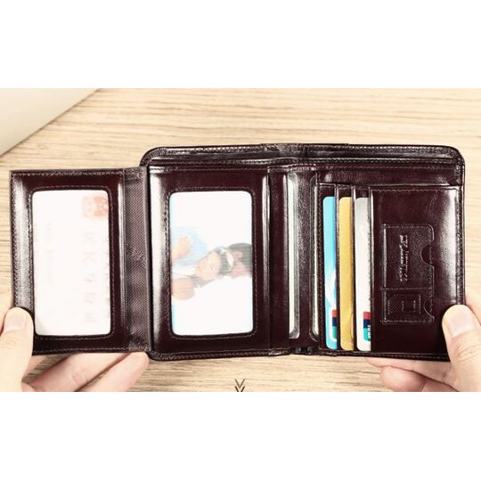 Чоловічий гаманець ManBang, коричневий П0386