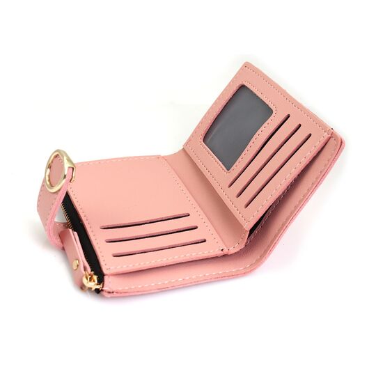 Женский кошелек, розовый П0393