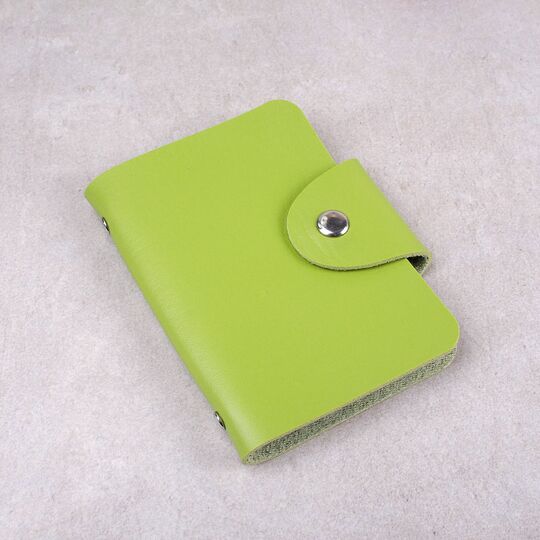Визитница, зеленая П0402 Визитница, зеленая П0402