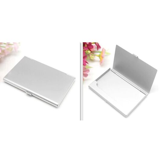 Визитница, золотистая П0406