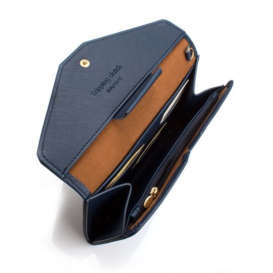 Женский кошелек, синий П0411