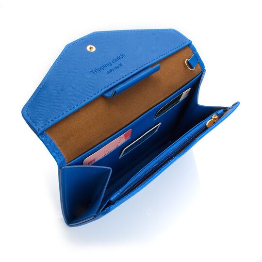 Женский кошелек, синий П0412