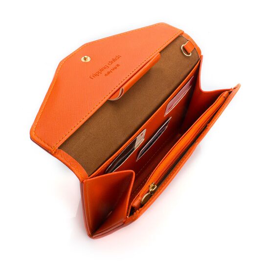 Жіночий гаманець, помаранчевий П0413