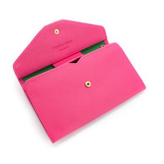 Женский кошелек, розовый П0414