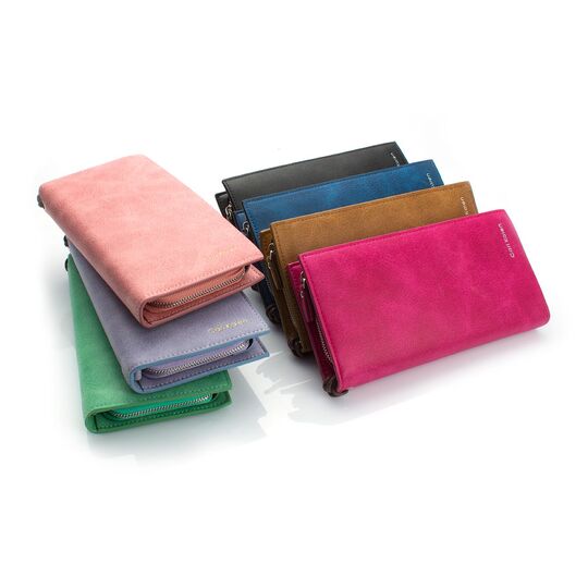 Жіночий гаманець, коричневий П0416