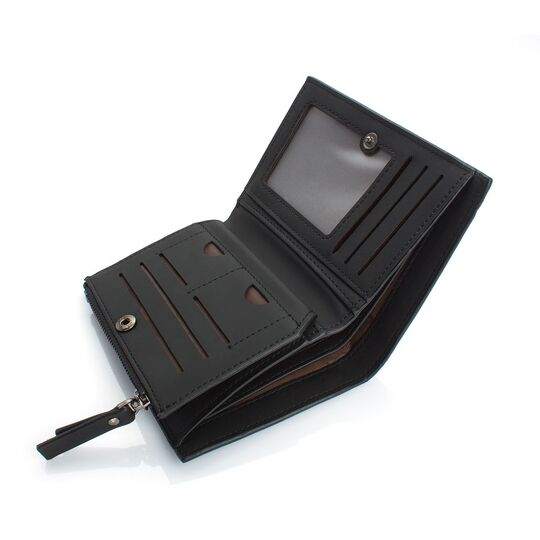 Чоловічий гаманець, чорний П0420 Чоловічий гаманець, чорний П0420