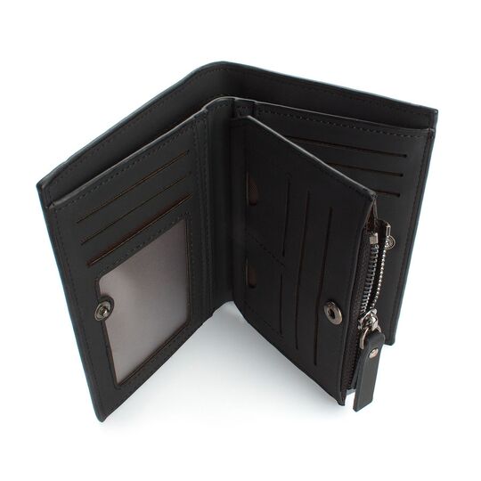 Чоловічий гаманець, чорний П0420 Чоловічий гаманець, чорний П0420